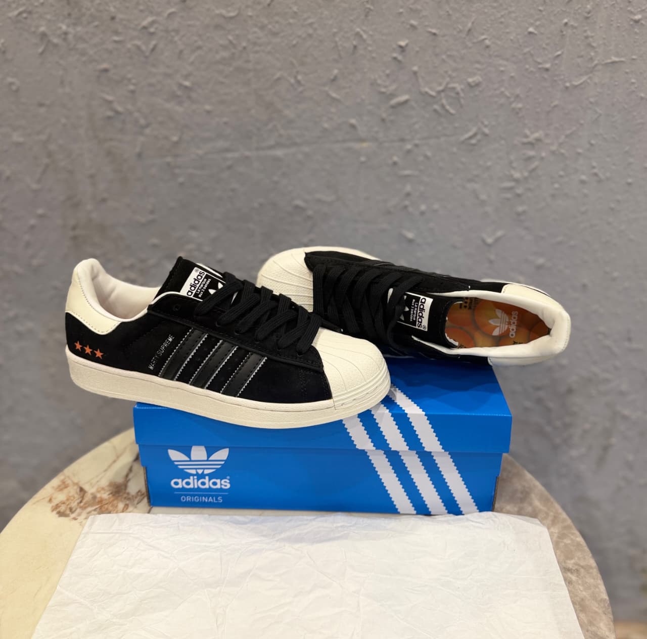 ADIDAS ORIGINALS SUPERSTAR MARTY SUPREME BLACK