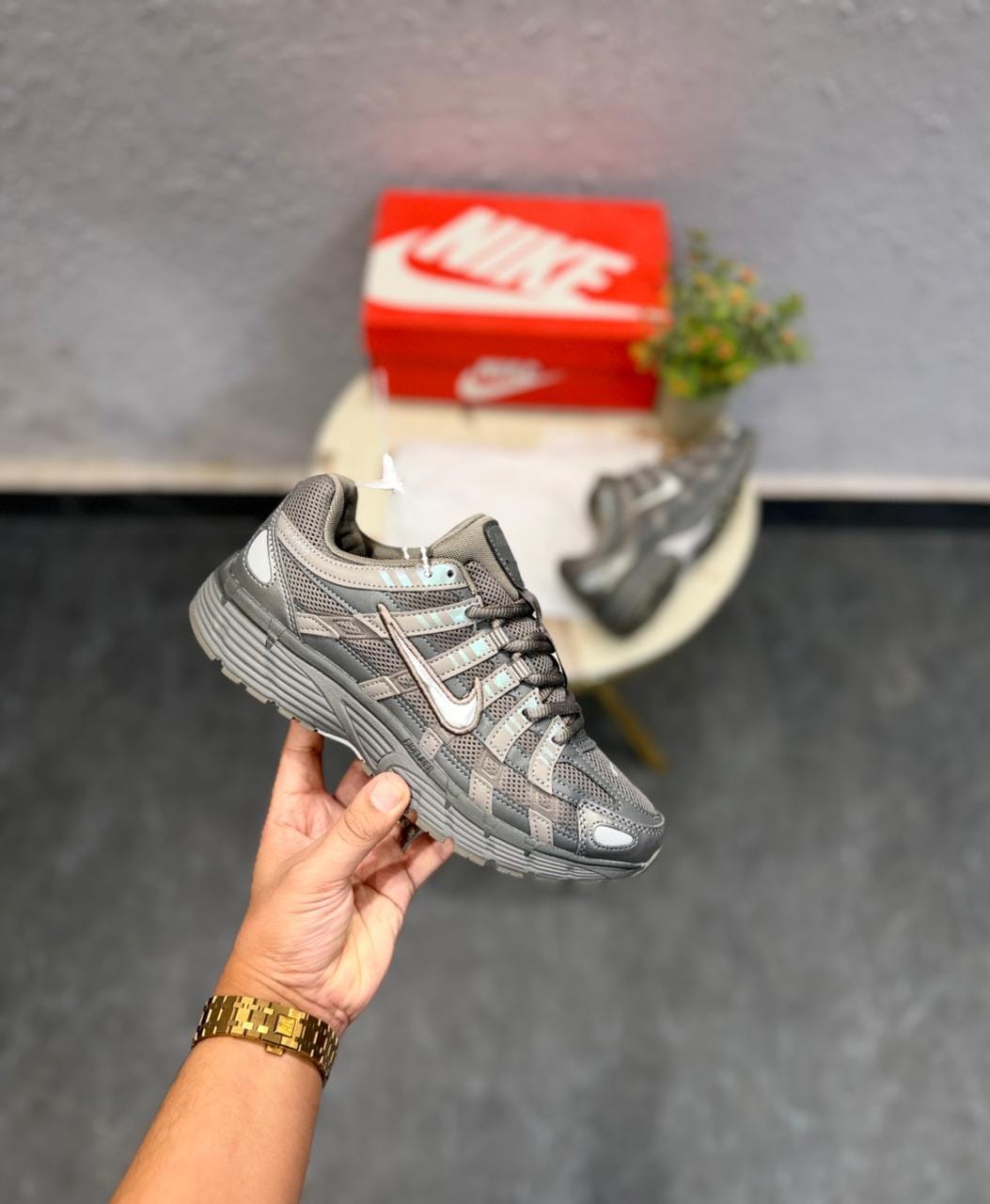 NIKE P 6000 TRAINER GREY