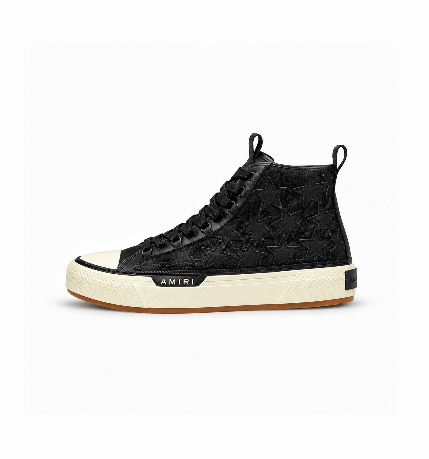 AMRI USA MUJER STAR HIGH BLACK SNEAKERS