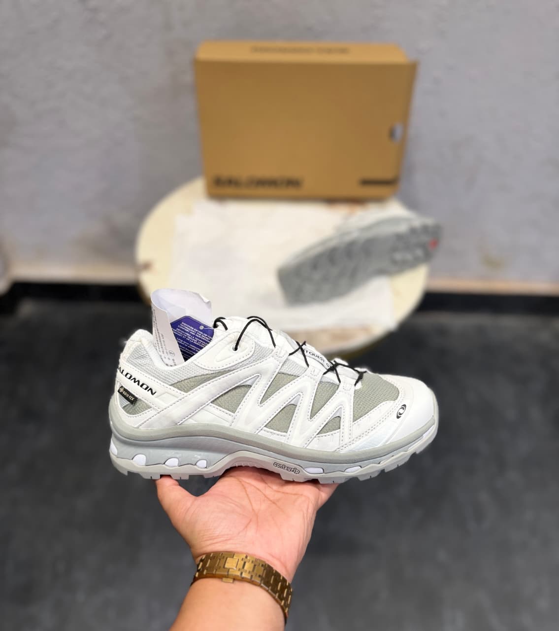 SALMON XT QUEST GORETEX STYLISH GREY