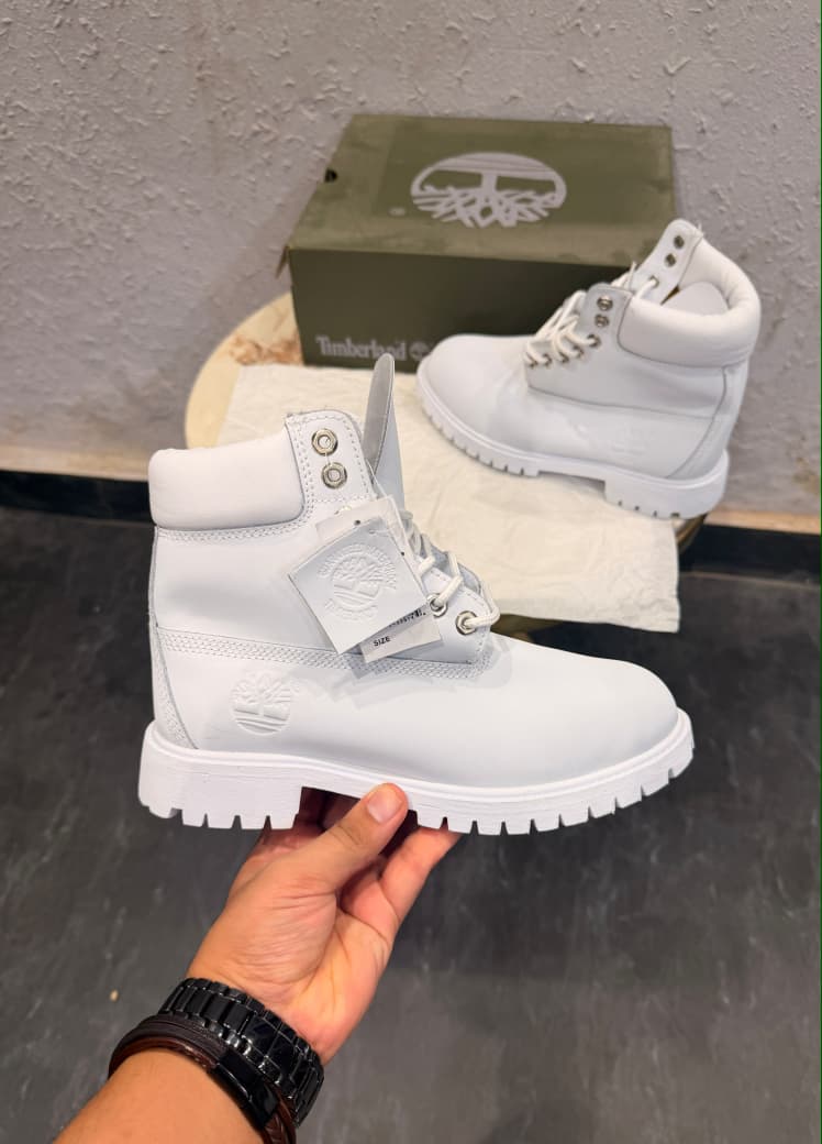 TIMBERLAND BOOTS WHITE