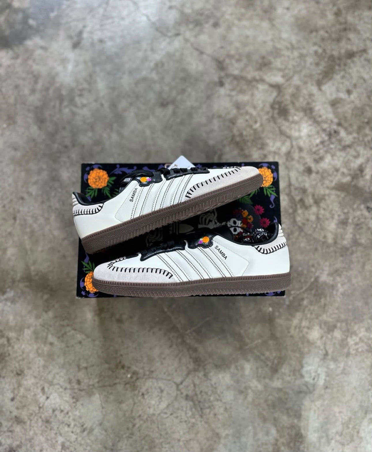 ADIDAS SAMBA DIA DE MUERTOS PACK OF WHITE