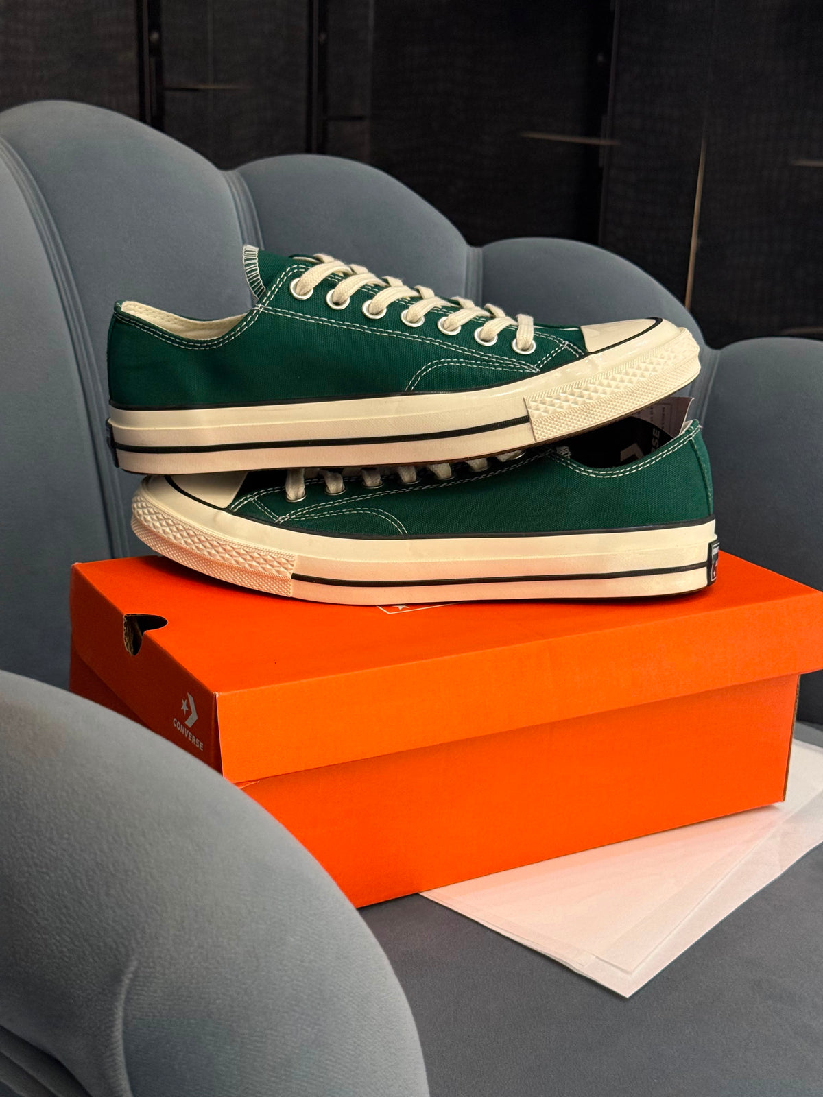 CONVERSE CHUCK  70 LOW GREEN
