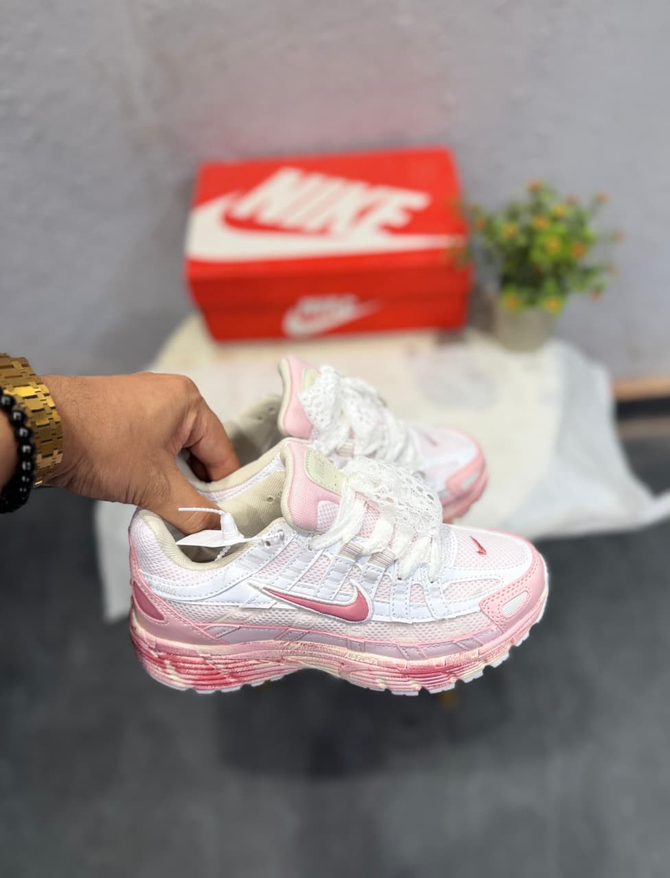 NIKE P 6000 TRAINER CUSTOM PINK
