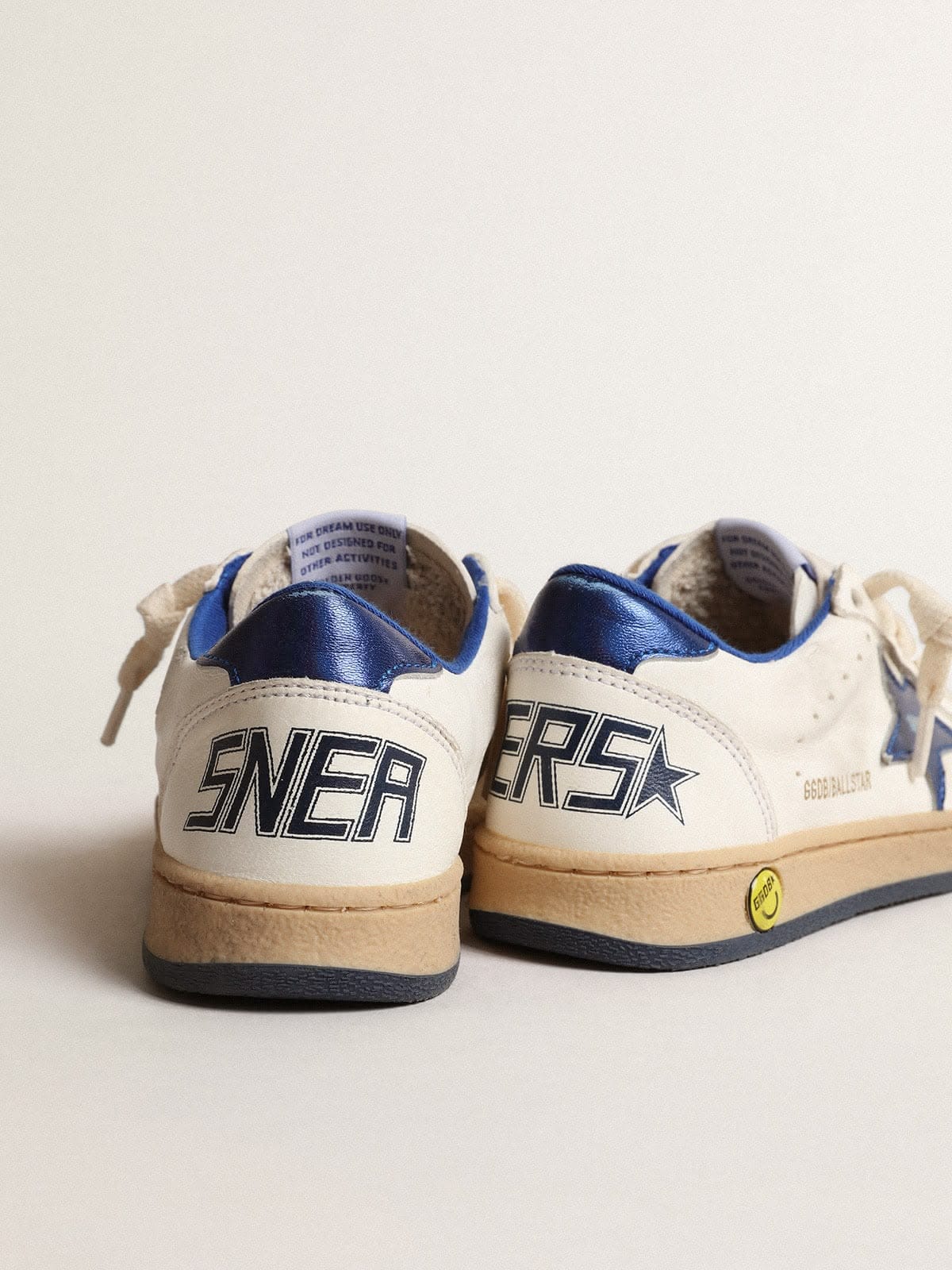 ADIDAS GOLDEN GOOSE BALL STAR WHITE BLUE SNEAKERS