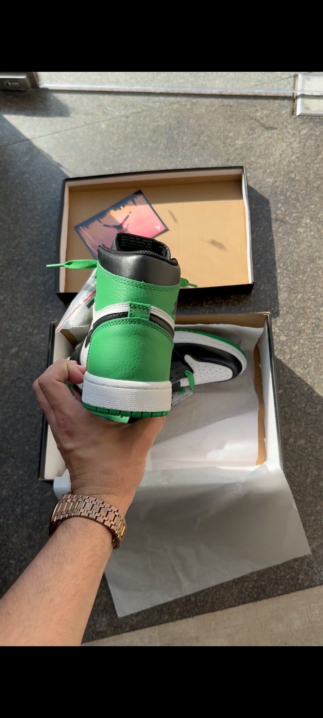 JORDAN 1 RETRO HIGH LUCKY GREEN U.A