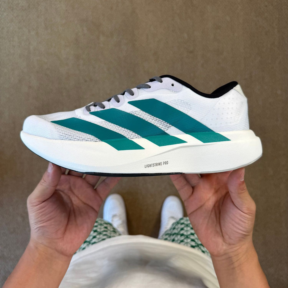 ADIDAS ADIZERO EVO SL 2 WHITE GREEN