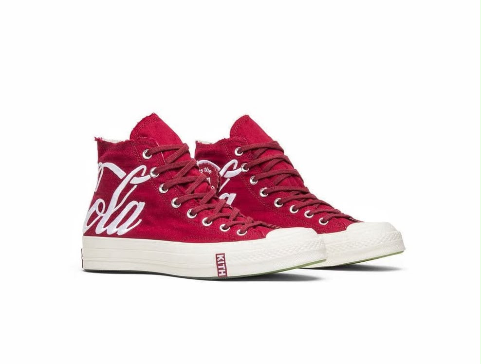 CONVERSE CHUCK 70S HI X KITH X COCO COLA RED
