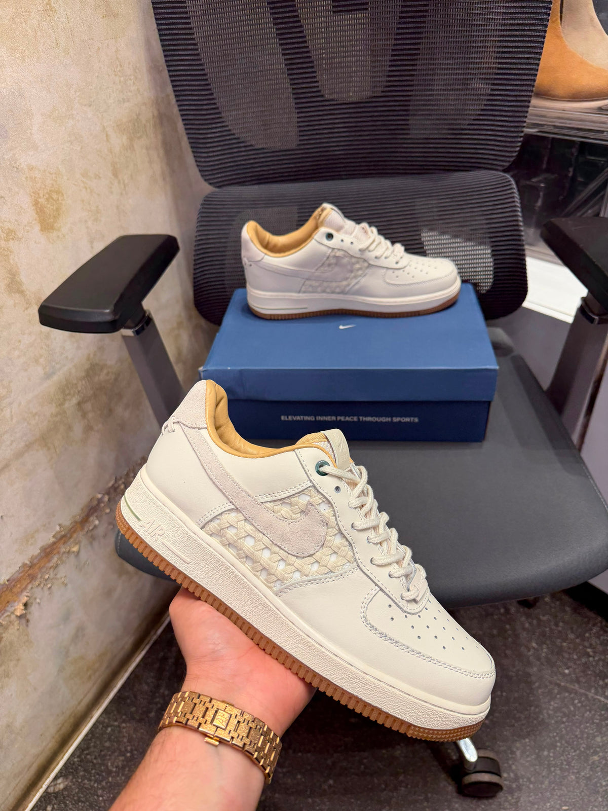 NIKE AIRFORCE ONE LOW 07 NAI KE BAMBOO WEAVE