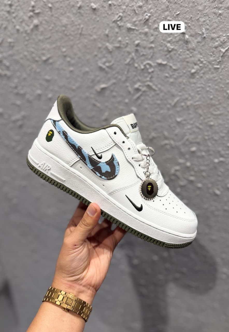 NIKE AIRFORCE BAPE CAMO 2025