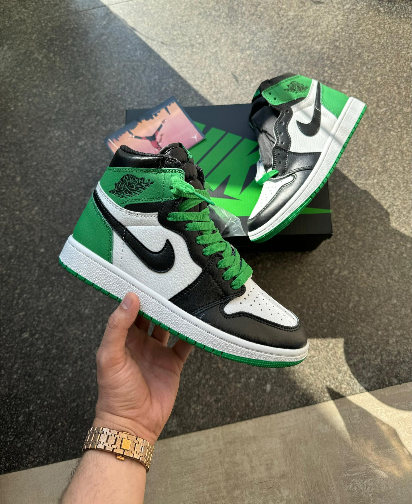 JORDAN 1 RETRO HIGH LUCKY GREEN U.A