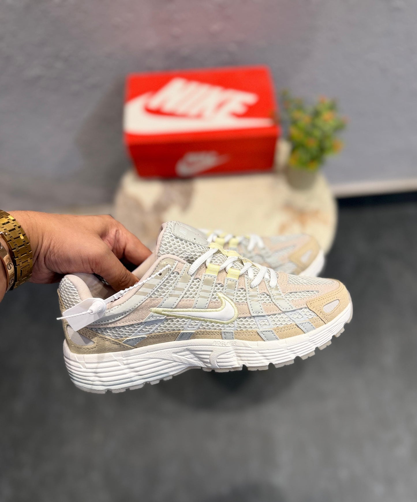 NIKE P 6000 TRAINER SAIL GREY