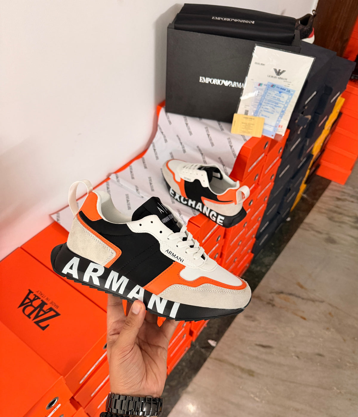 EMPORIO ARMANI SNEAKERS