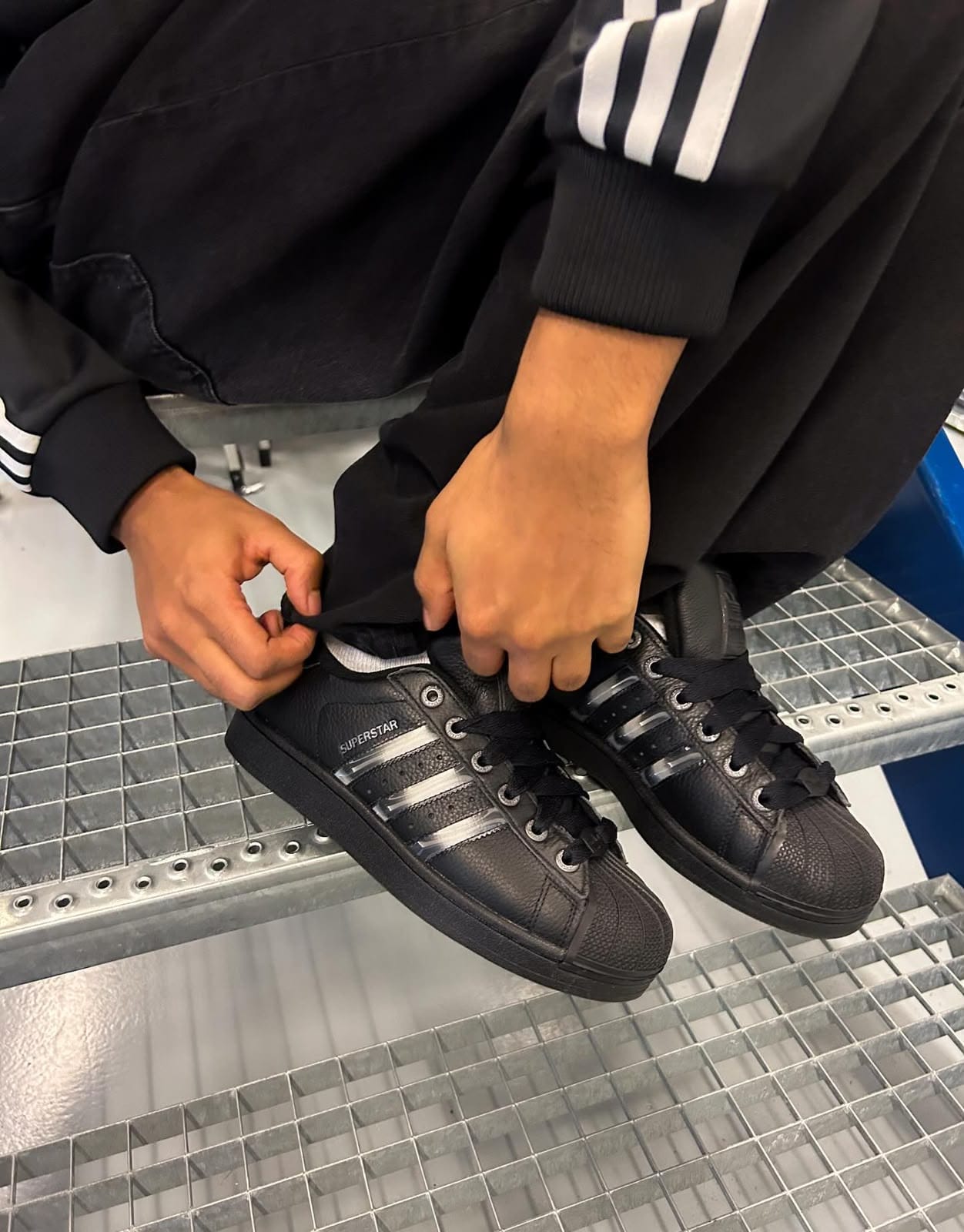 ADIDAS ORIGINALS SUPERSTAR 2ND BLACK SILVER