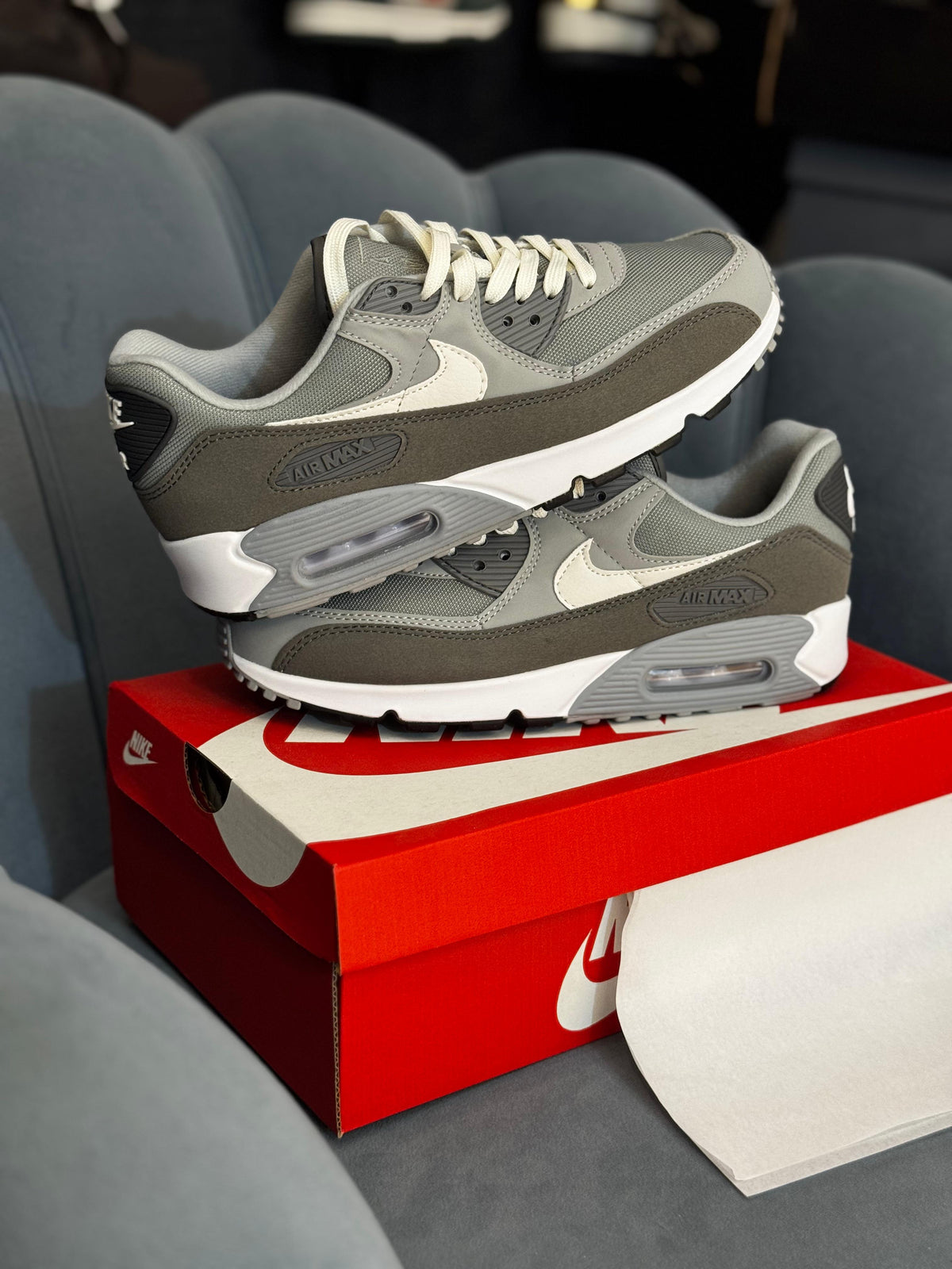 NIKE AIRMAX 90 LIGHT SMOKE GREY