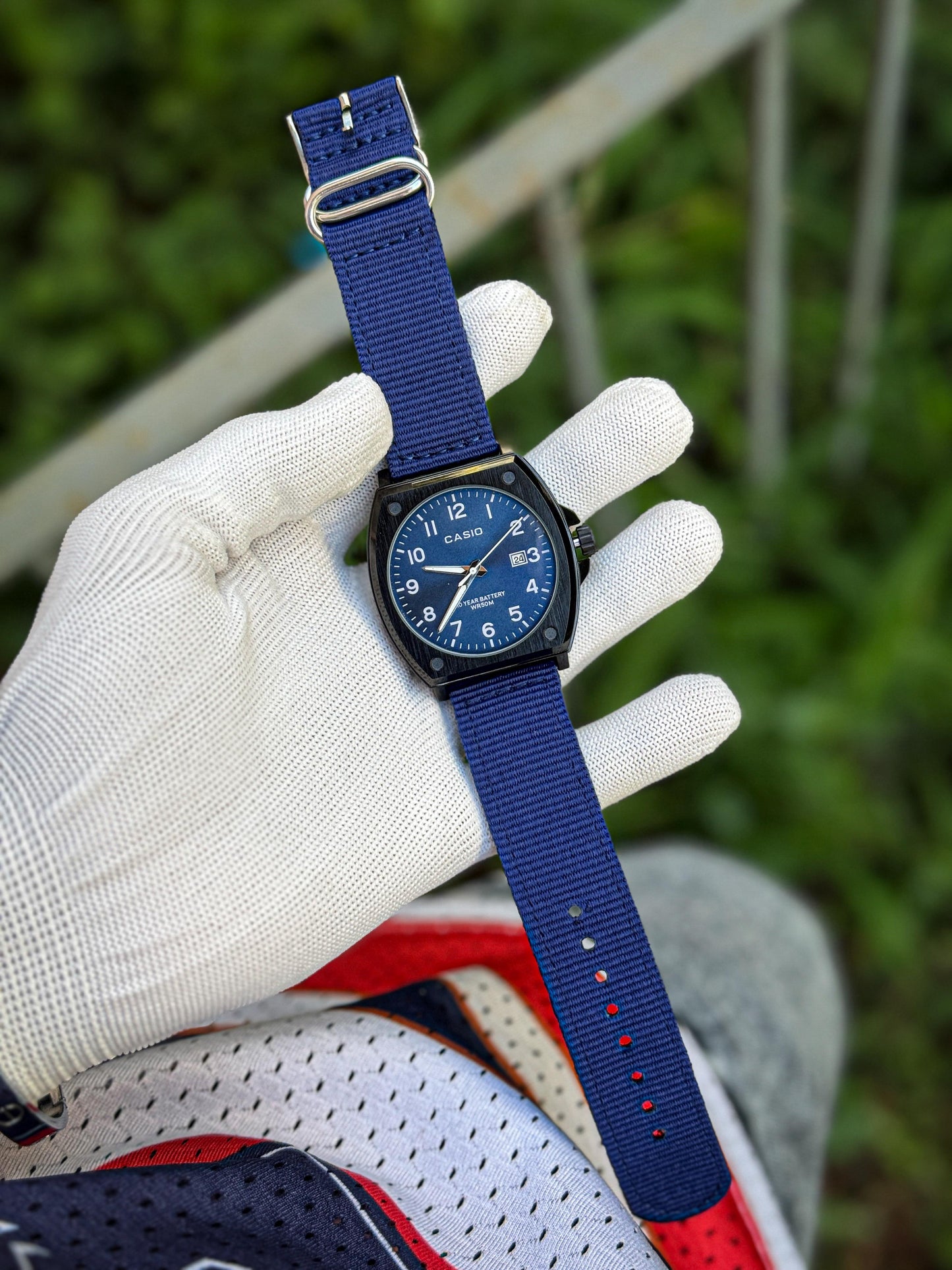 CASIO NYLON STRAP WATCH