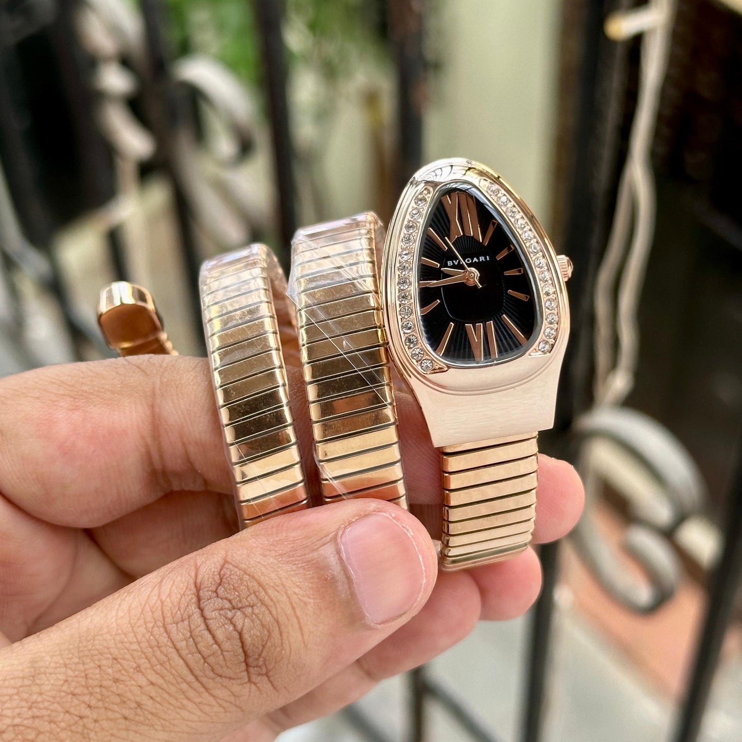 BVLGARI ROSE-GOLD LADIES WATCH