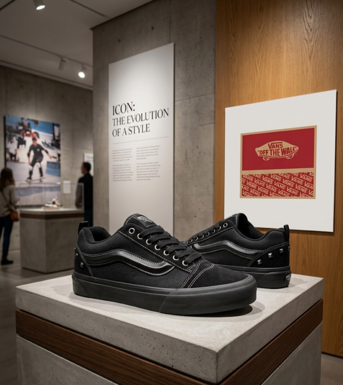 VANS OLD SKOOL KNU CHARCOAL BLACK