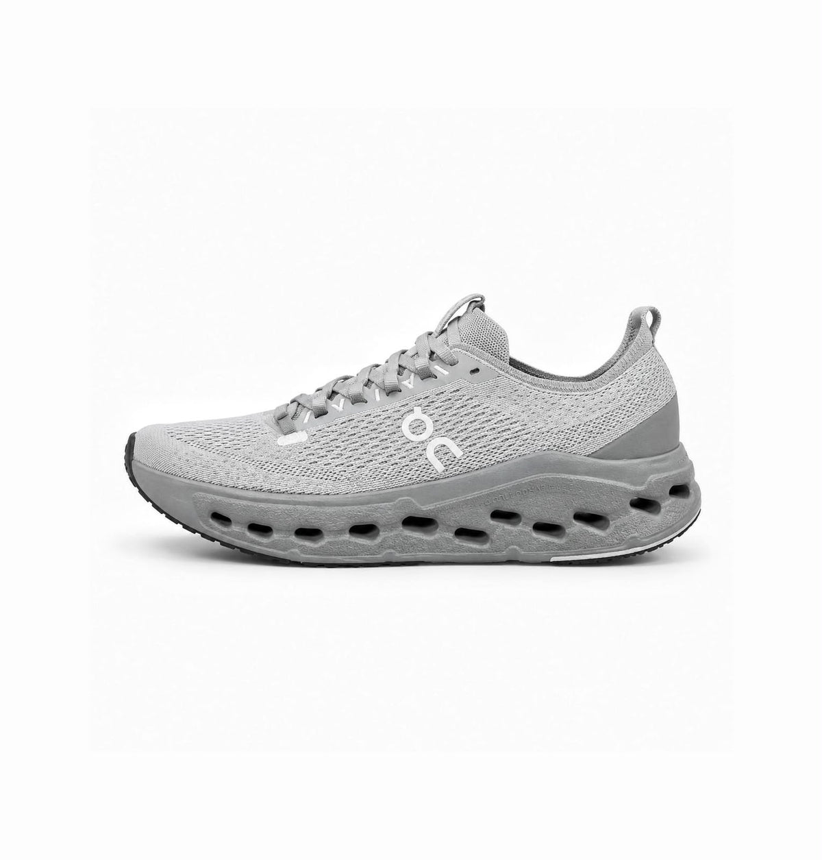 ON CLOUDSURFER MAX ALLOY ASPHALT GREY