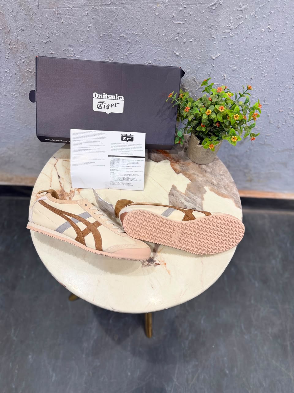 ONITSUKA TIGER SNEAKERS BROWN BEIGE