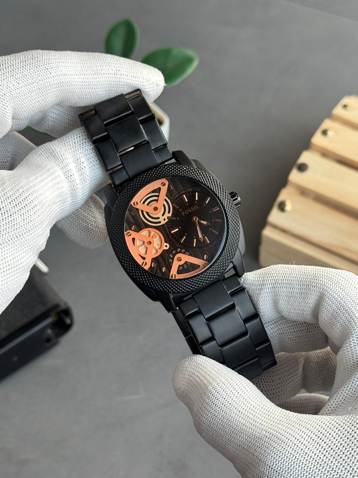 FOSSIL CHAIN WATCH