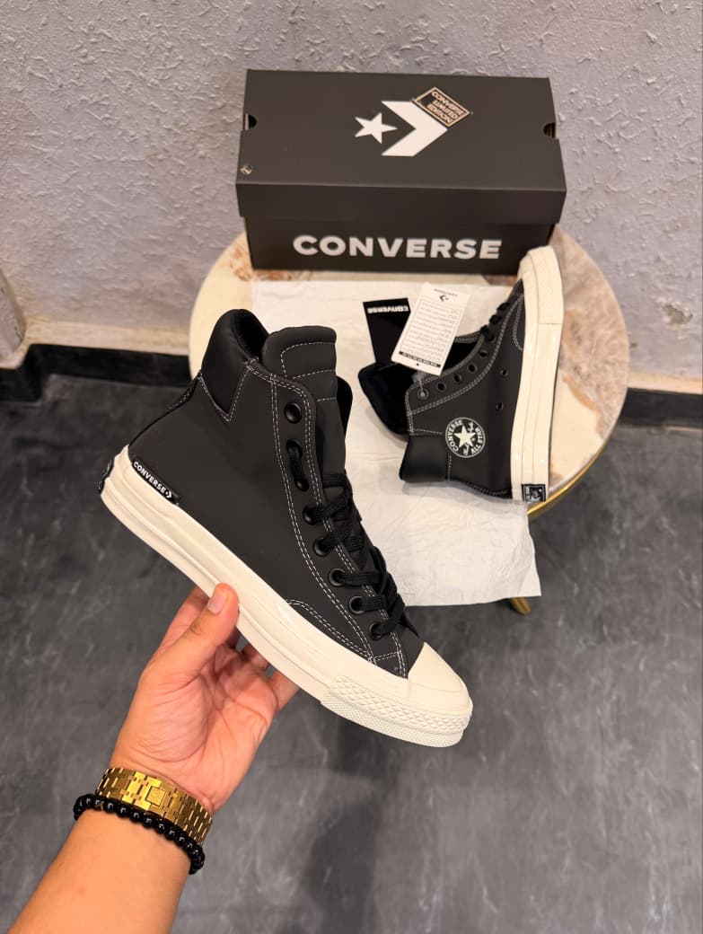 CONVERSE CHUCK PADDED ANODIZED BLACK SNEAKERS