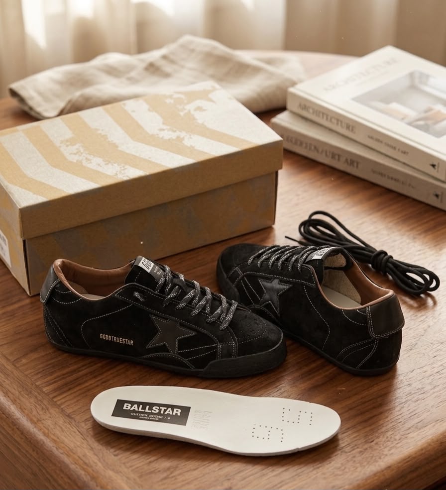 ADIDAS GOLDEN GOOSE TRUE STAR TRIPLE BLACK