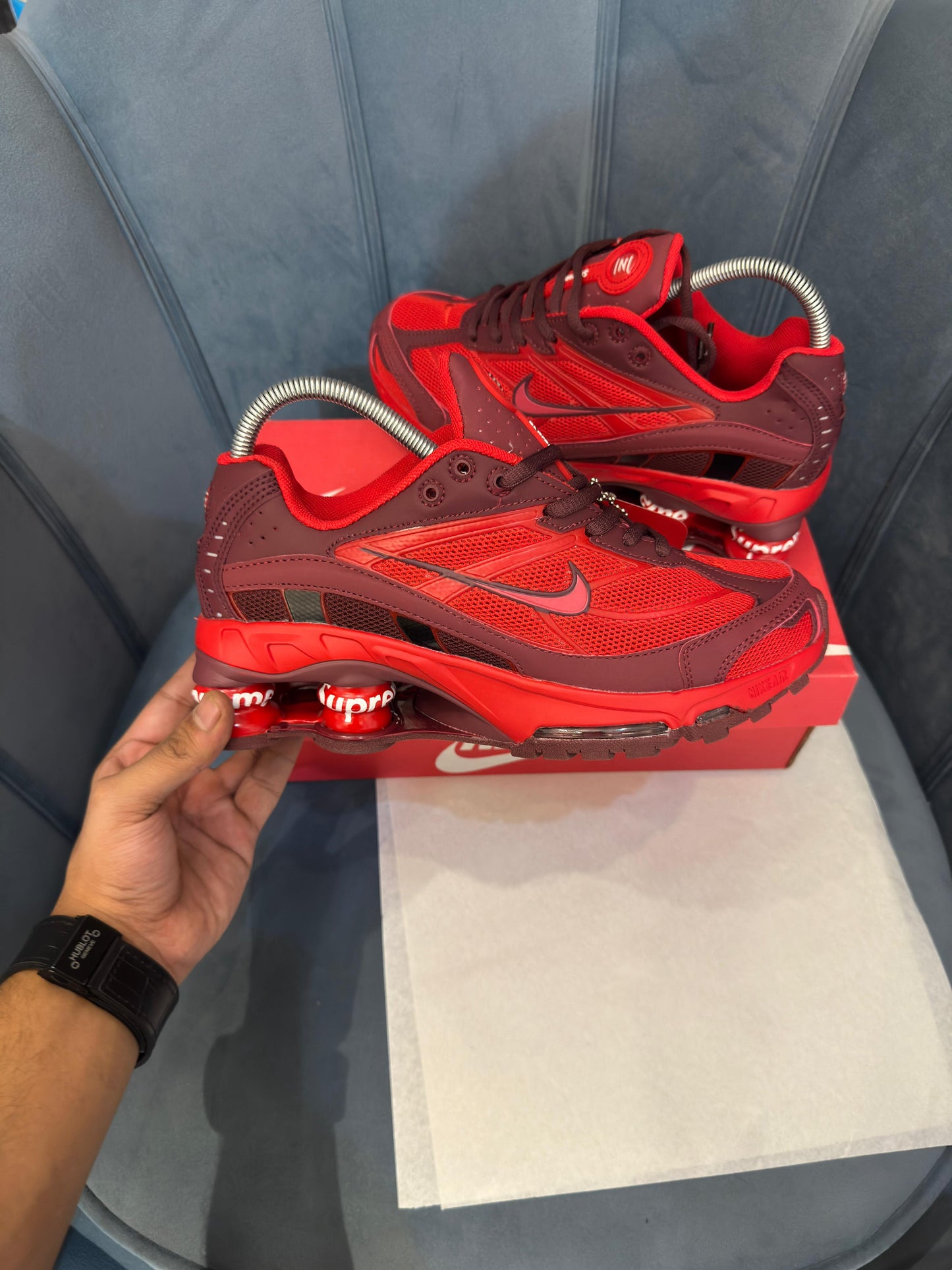 NIKE SHOX RIDE 2 SUPREME RED
