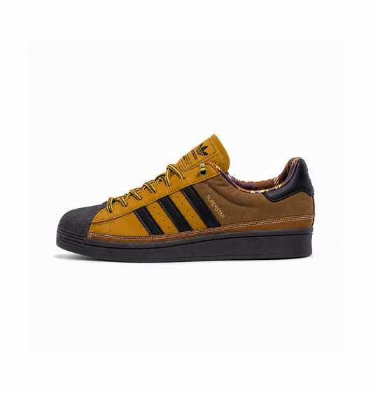 ADIDAS ORIGINALS SUPERSTAR 2ND GENERATION TAN BLACK SOLE