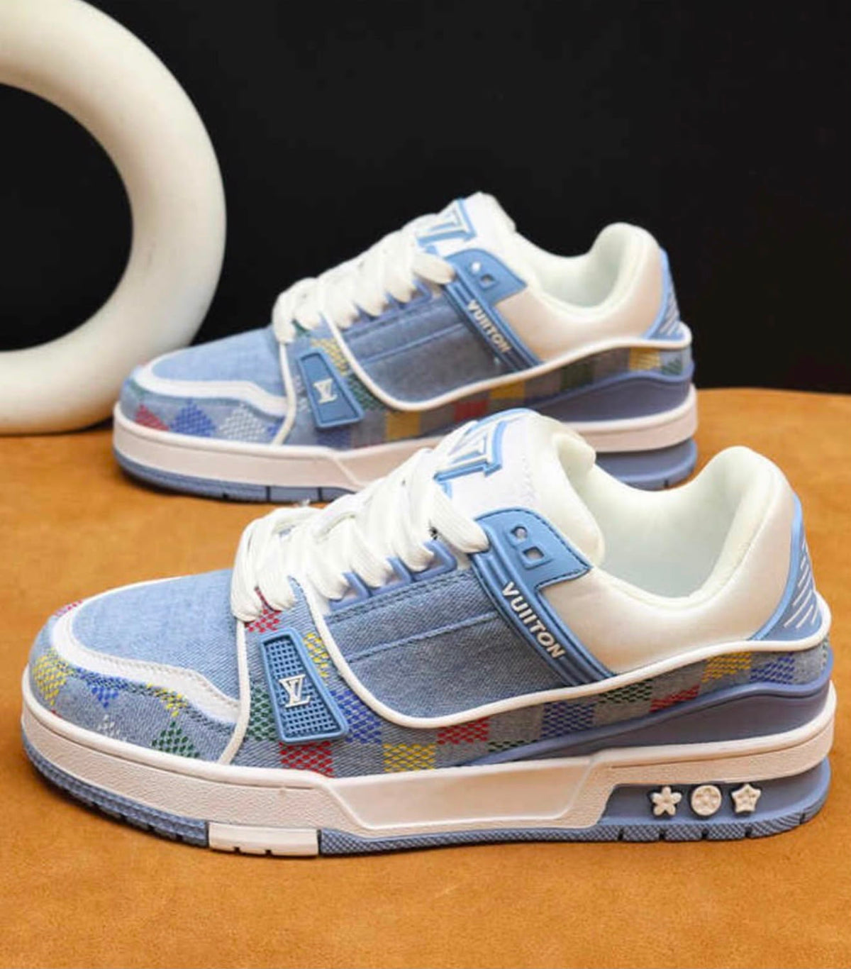 LOUIS VUITTON DENIM DEMIER LV