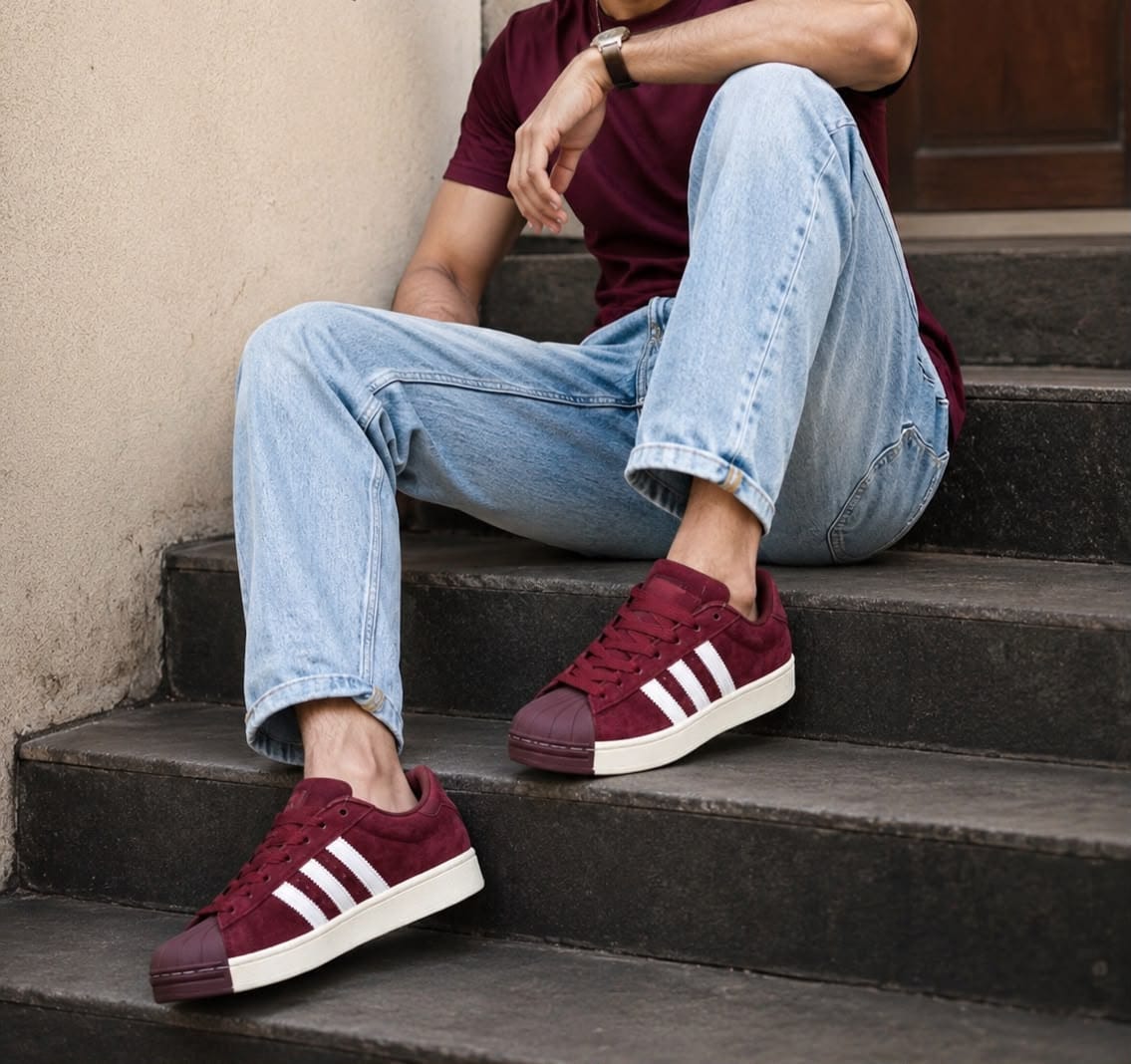ADIDAS ORIGINALS SUPERSTAR  SECOND GENERATION CHERRY