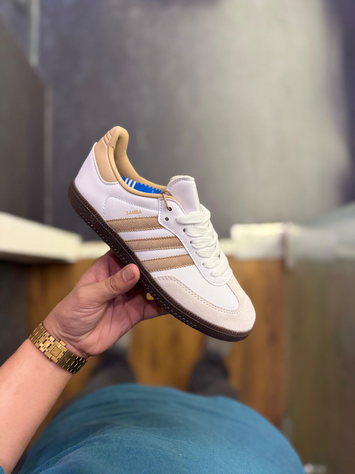 ADIDAS SAMBA BEIGE GUM