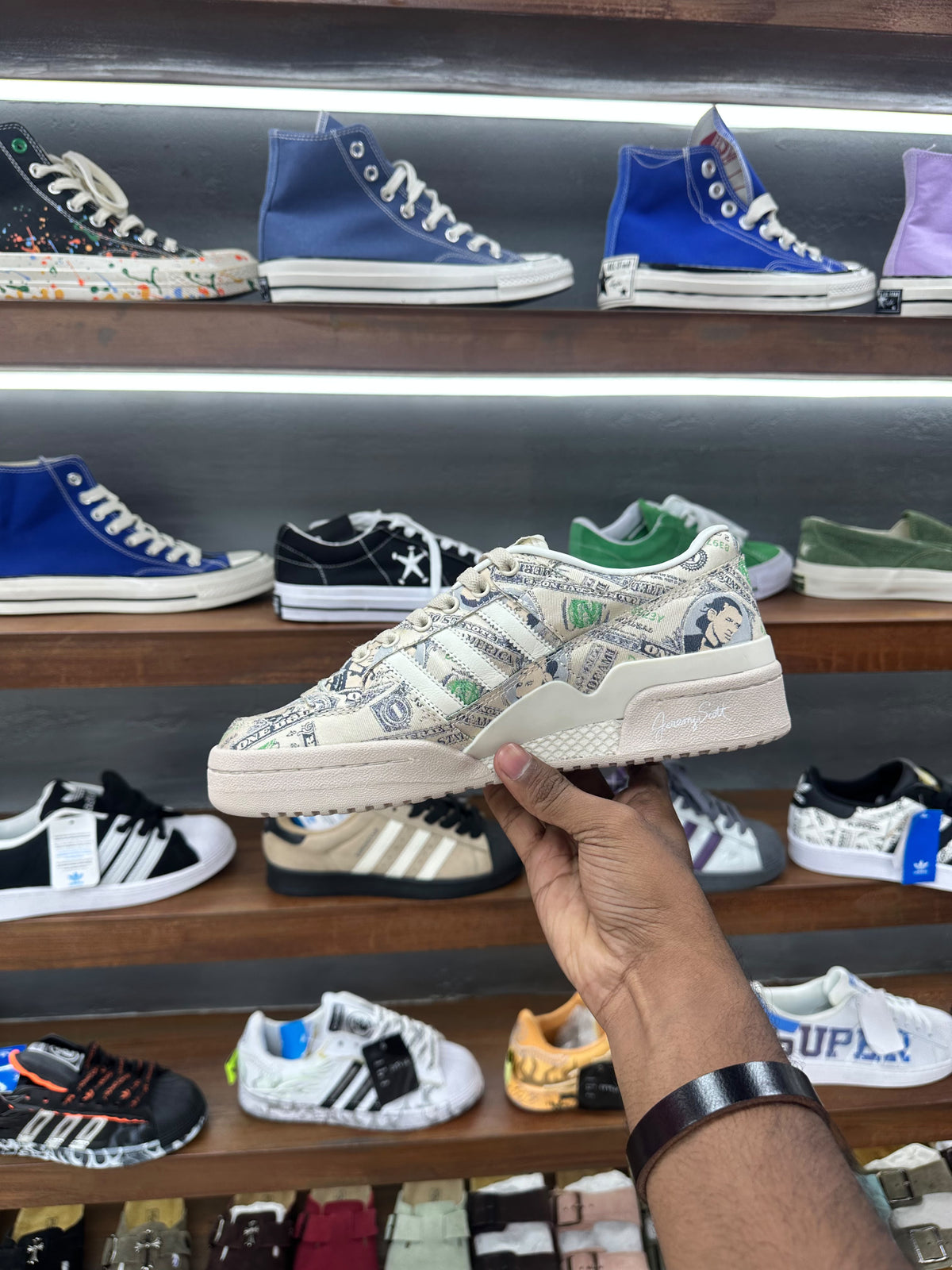 ADIDAS FORUM WINGS 1.0 LOW MONEY X JEREMY SCOTT