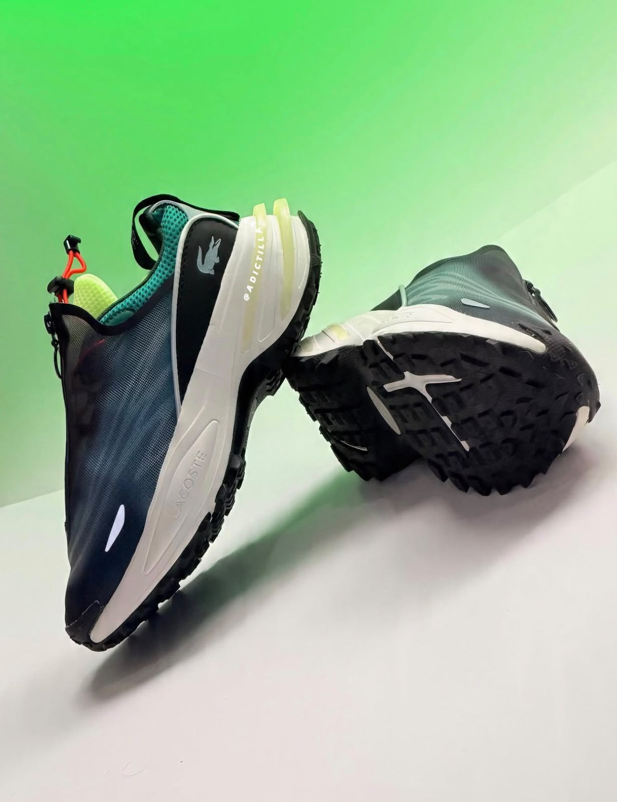 LACOSTE AUDYSSOR TRAIL GREEN BLACK